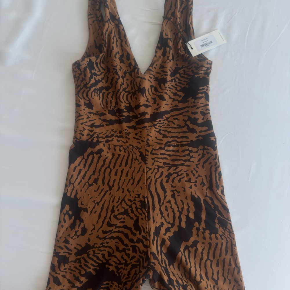 NWOT Montce Tigre Kim Athleisure Activewear Romper Size XSmall